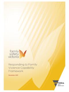 Responding to Family Violence Capability Framework