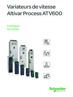 Variateurs de vitesse Altivar Process ATV600