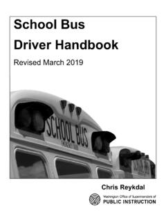 School Bus Driver Handbook - k12.wa.us