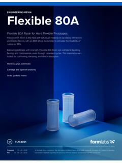 Flexible 80A - Formlabs