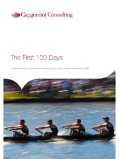 The First 100 Days - Capgemini