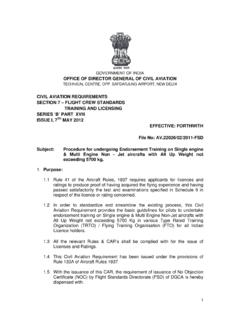 GOVERNMENT OF INDIA OFFICE OF DIRECTOR GENERAL OF …