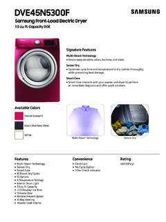 Samsung Front-Load Electric Dryer