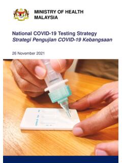 National COVID-19 Testing Strategy Strategi Pengujian ...