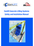 Conlift Concrete Lifting Systems Safety and …