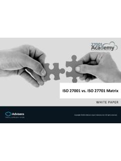 ISO 27001 vs. ISO 27701 Matrix - Advisera