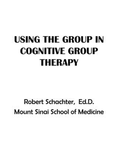 The History of Group Therapy