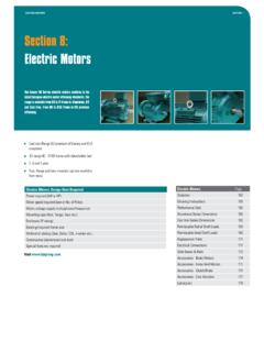 Section 8: Electric Motors - Fenner Power …