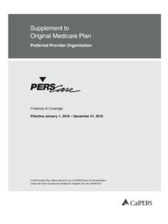 Original Medicare Plan - CalPERS