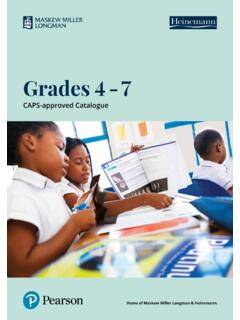 Grades 4 - 7 - Pearson