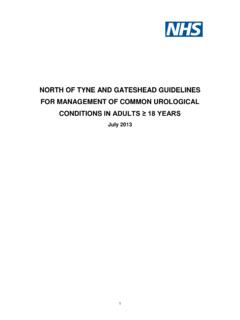 NORTH OF TYNE AND GATESHEAD GUIDELINES ... - …
