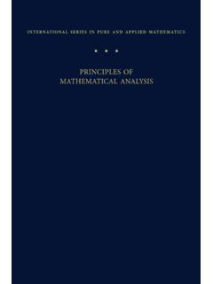 INTERNATIONAL SERIES IN PURE AND APPLIED MATHEMATICS