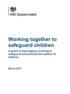 (2015-03-25) Working Together to Safeguard Children