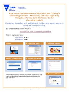 How to use the Department of Education and Training s ...
