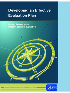 Developing an Effective Evaluation Plan
