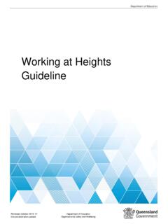 Working at Heights Guideline - Education