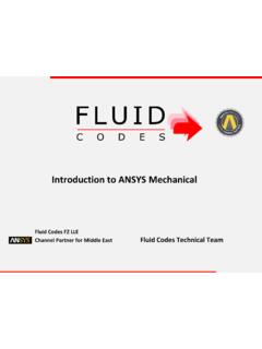 Introduction to ANSYS Mechanical - www.hpc.kaust.edu.sa