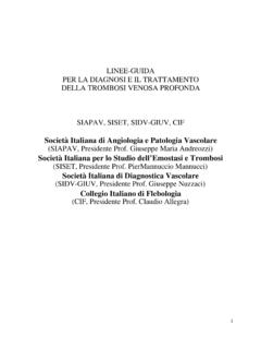 Societ&#224; Italiana di Angiologia e Patologia Vascolare ...