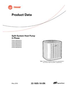 Trane Split System Heat Pump 3-Phase 4TWA7