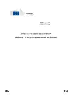 COMMUNICATION FROM THE COMMISSION ... - European …