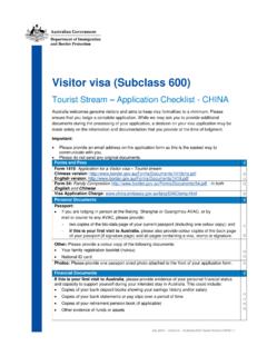 Visitor visa (Subclass 600) - Department of Foreign ...