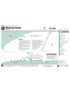 Mustang Island State Park Facility Map - Texas