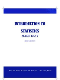 INTRODUCTION TO STATISTICS - KSU