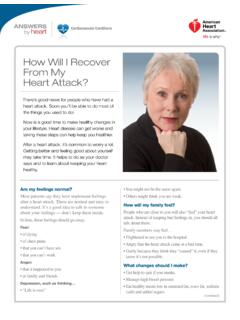 How Will I Recover From My Heart Attack?