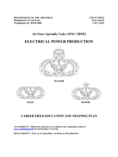 ELECTRICAL POWER PRODUCTION - AF