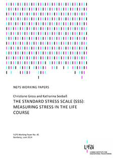THE STANDARD STRESS SCALE (SSS): MEASURING STRESS …