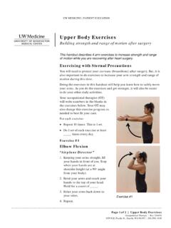 Upper Body Exercises - Health Online