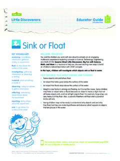 Sink or Float - Sesame Street