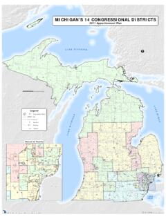MICHIGAN'S 14 CONGRESSIONAL DISTRICTS
