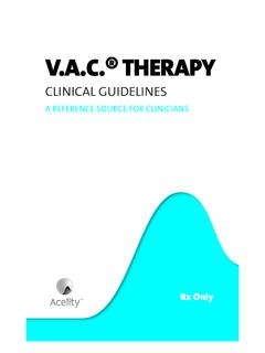 CLINICAL GUIDELINES - Acelity
