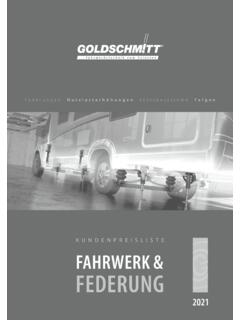 KUNDENPREISLISTE - Goldschmitt techmobil GmbH