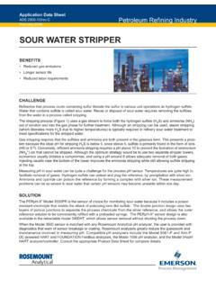 SOUR WATER STRIPPER - Emerson