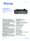 Dukane Data Sheet 85100-0127 -- Amplifiers - Serial Sistemas