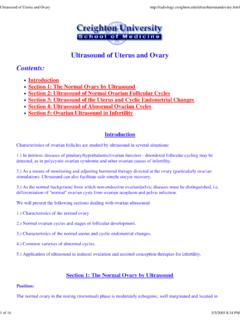 Ultrasound of Uterus and Ovary Contents - …