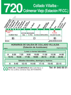 720 Colmenar Viejo (Estaci&#243;n FF.CC.) Collado Villalba