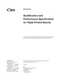 Qualification and Performance Specification for Rigid ...