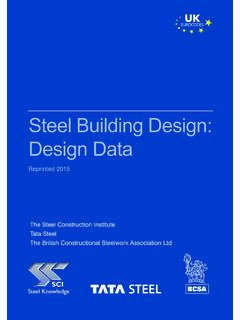 Steel Building Design: Design Data - Steel Construction