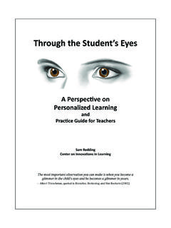 Through the Student’s Eyes - CIL
