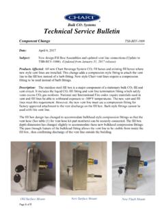 Technical Service Bulletin - Chart Industries