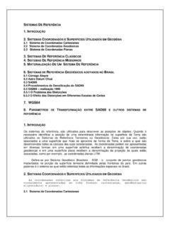 Sistemas De Refer&#234;ncia - geoftp.ibge.gov.br