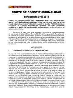 CORTE DE CONSTITUCIONALIDAD - guateleyes.com