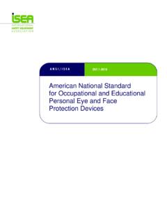 American National Standard for Occupational and ...
