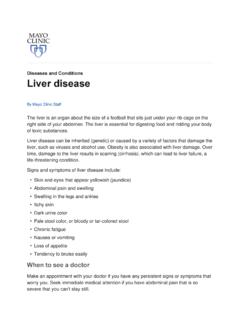 Diseases and Conditions Liver disease - Case …