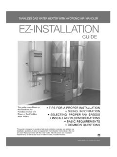 92-104611-01 Rev. 00 EZ-Installation Guide for Tankless ...