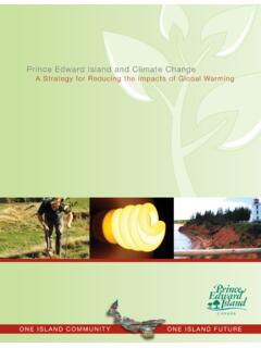 Prince Edward Island and Climate Change