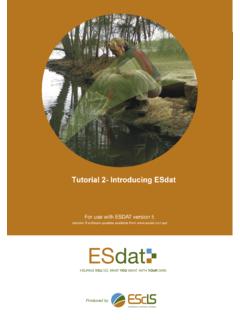 Tutorial 2- Introducing ESdat